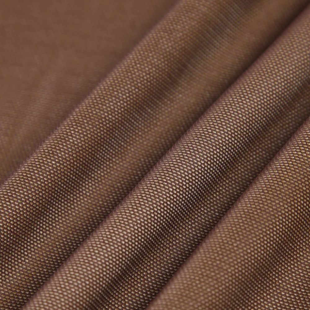 Commense Two-Tone Midi Dress in Beige and Brown - Picture 4 of 4